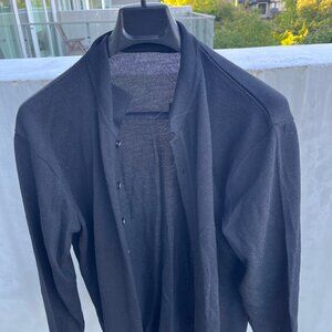 Gianni Versace Lightweight Button Down Cashmere Sweater- Size 52